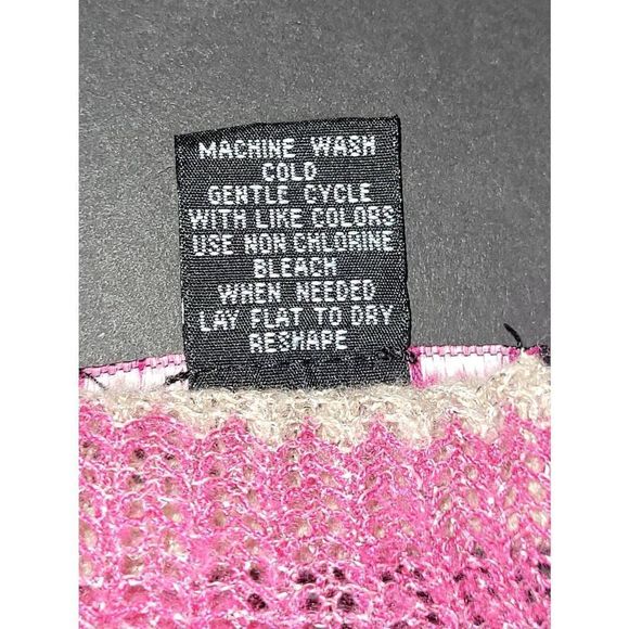 Say What? Women's Short Dolman Sleeves Multicolor Striped Bohemian Top Size L - Picture 8 of 9